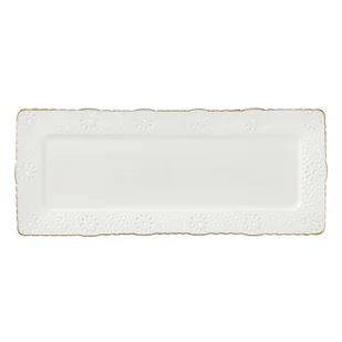 Półmisek prostokątny porcelanowy 31,5 cm x 13 cm LORETTA - Miski i półmiski - miniaturka - grafika 1