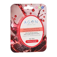 Kosmetyki do kąpieli - Agon Shower Sponge Pomegranate 125g gąbka kąpielowa do ciała nasączona mydłem - miniaturka - grafika 1