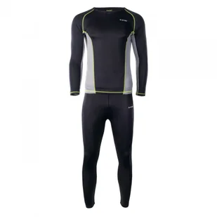 Hi-Tec Komplet bielizny męskiej Kamo Set Black/ Frost Grey r. XL - Bielizna sportowa męska - miniaturka - grafika 1