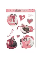 Scrapbooking - Naklejki walentynkowe miłość para album walentynki - miniaturka - grafika 1