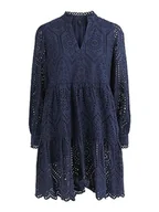 Sukienki - YAS Damska sukienka Yasholi Ls Dress S. Noos, sky captain, M - miniaturka - grafika 1