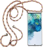 Etui i futerały do telefonów - Etui Samsung Galaxy Etui na telefon komórkowy Slim Cover Etui na telefon komórkowy Pasek na sznurek, do telefonu komórkowego: Samsung Galaxy A71, wybierz pasek: różowy żółty - miniaturka - grafika 1