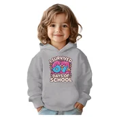 Bluzy dla dziewczynek - BLUZA DZIECIĘCA Z KAPTUREM 67 SIX SEVEN SZKOŁA 110-116 DLA DZIECKA PREZENT - miniaturka - grafika 1