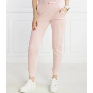 EA7 Spodnie dresowe | Regular Fit - Dresy damskie - miniaturka - grafika 1
