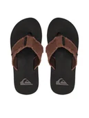 Klapki i japonki męskie - Quiksilver Japonki AQYL100047 Brązowy - miniaturka - grafika 1