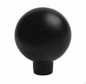 Klamki - Gałka meblowa 8322 Metalowa Czarna matowa - miniaturka - grafika 1