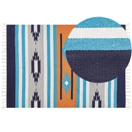 Dywany - Dywan bawełniany kilim 200 x 300 cm wielokolorowy NORATUS - miniaturka - grafika 1