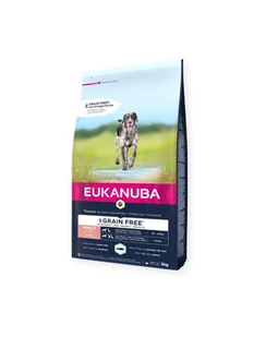 EUKANUBA Grain Free Senior Large Ocean Fish 3 kg bogata w ryby oceaniczne dla starszych psów dużych ras - - Sucha karma dla psów - miniaturka - grafika 1