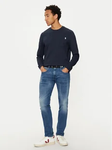 U.S. Polo Assn. Longsleeve MUP2275 Granatowy Regular Fit - Bluzy męskie - miniaturka - grafika 1