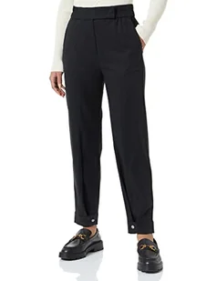 Sisley Damskie spodnie 40YRLF01H Pants, czarne, 100, 40 - Spodnie damskie - miniaturka - grafika 1