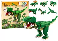 Klocki - Klocki Konstrukcyjne Dinozaury 6w1 Zestaw DIY Dinozaur 1000 ele. - miniaturka - grafika 1