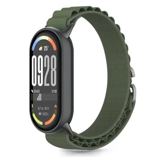 Pasek TECH-PROTECT Nylon Pro do Xiaomi Smart Band 8/9/10/NFC Ciemnozielony - Akcesoria do smartwatchy - miniaturka - grafika 1