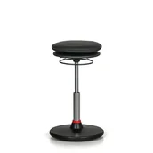 Krzesła i taborety kosmetyczne - B2B Partner Krzesło robocze SOPHIE, czarne 909006 - miniaturka - grafika 1