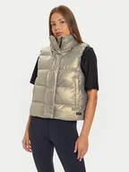 Kamizelki damskie - Helly Hansen Bezrękawnik Jade 53296 Złoty Regular Fit - miniaturka - grafika 1