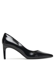 Calvin Klein Szpilki Ess Stiletto 70 Shiny Lth HW0HW02828 Czarny - Czółenka - miniaturka - grafika 1