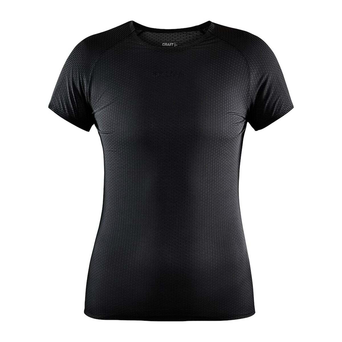 Koszulka damska Craft Pro Dry Nanoweight Black/Black XL