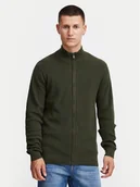 Swetry męskie - Blend Sweter 20716265 Zielony Regular Fit - miniaturka - grafika 1