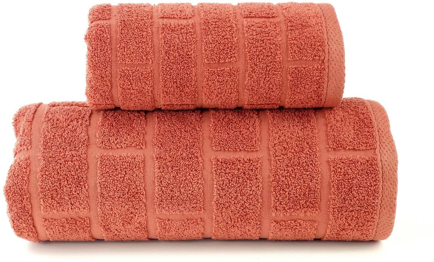Greno Ręcznik bawełniany Bricko Rudy