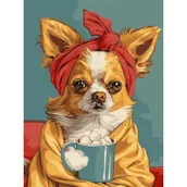 Malowanie po numerach - Ideyka Malowanie po numerach - Wspaniała kawa 30x40cm - miniaturka - grafika 1