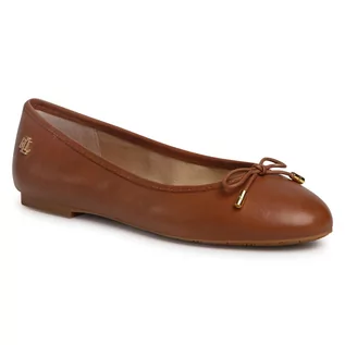 Baleriny - Ralph Lauren Baleriny LAUREN Jayna 802806870009 Polo Tan - grafika 1