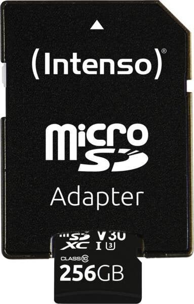 Intenso microSDXC 256GB C10 UHS-I Professional + Adapter 3433492