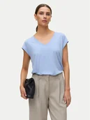 Koszulki i topy damskie - Vero Moda T-Shirt Filli 10247666 Błękitny Relaxed Fit - miniaturka - grafika 1