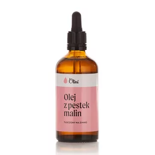 Olini, Olej kosmetyczny z pestek malin, 100 ml - Olejki do mycia twarzy - miniaturka - grafika 1