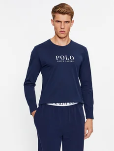 Polo Ralph Lauren Longsleeve 714899614003 Granatowy Regular Fit - Koszulki męskie - miniaturka - grafika 1