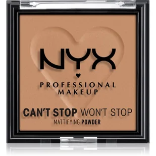 NYX Professional Makeup Can’t Stop Won’t Stop Mattifying Powder Caramel - Pudry do twarzy - miniaturka - grafika 1