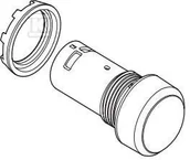 Inne akcesoria elektryczne - ABB Przycisk monostabilny wklęsły 1NO czarny 1SFA619100R1016 1SFA619100R1016 - miniaturka - grafika 1