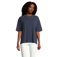 Koszulki sportowe damskie - Koszulka Damska Boxy Oversized T-shirt - miniaturka - grafika 1