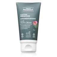 Kremy do twarzy - Green Pharmacy Cactus & Squalane Night Face Cream nawilżający krem na noc 50 ml - miniaturka - grafika 1