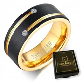 Pierścionki - OBRĄCZKA PIERŚCIEŃ z Wolframu WOLFRING EU25 US11 - miniaturka - grafika 1