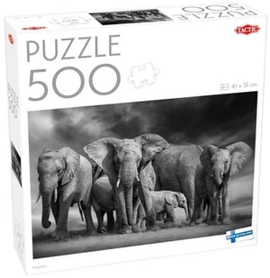 Puzzle 500 Elephants Tactic - puzzle - Puzzle - miniaturka - grafika 1