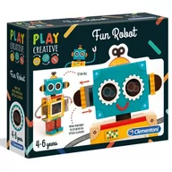Zabawki kreatywne - Clementoni Play Creative, zestaw kreatywny Stwórz swojego Robota, 15285 - miniaturka - grafika 1