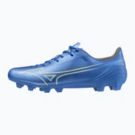Piłka nożna - Buty piłkarskie męskie Mizuno α Select FG white/laser blue/gold WYSYŁKA W 24H 30 DNI NA ZWROT - miniaturka - grafika 1