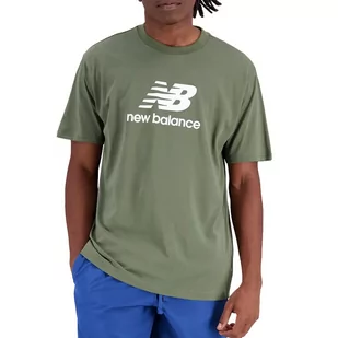 Koszulka New Balance MT31541DON - zielona - Koszulki sportowe męskie - miniaturka - grafika 1