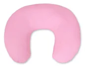 Poduszki do karmienia - Poduszka rogal do karmienia fasolka rozbieralna- różowa - miniaturka - grafika 1