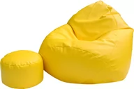 Fotele i pufy dla dzieci - Pufa sako XXL worek + gratis żółta - miniaturka - grafika 1