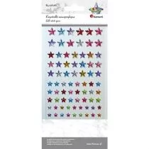 Kryształki samoprzylepne gwiazdki mix 84szt - Titanum - Zabawki kreatywne - miniaturka - grafika 1