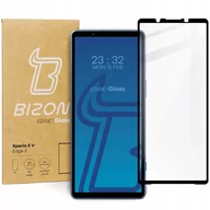 Szkła hartowane na telefon - Szkło hartowane Bizon Glass Edge 2 do Sony Xperia 5 V, czarne - miniaturka - grafika 1