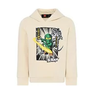 Bluzy dla chłopców - LEGO Chłopięca bluza z kapturem Ninjago Jungen LWStorm 304 bluza z kapturem, 136 ciemno zafoliowana biel, 128 - miniaturka - grafika 1