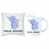 Gadżety dla niej i dla niego - Zwierzątka Poduszka + KUBEK Zestaw Do Przedszkola - miniaturka - grafika 1