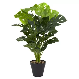 Kwiat sztuczna Monstera 80 cm - Sztuczne kwiaty - miniaturka - grafika 1