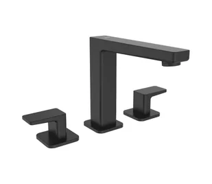 Sapho - Bateria umywalkowa 3-otworowa TURSI czarny mat - Baterie umywalkowe Sapho - Bateria umywalkowa 3-otworowa TURSI czarny mat - Baterie umywalkowe - miniaturka - grafika 1