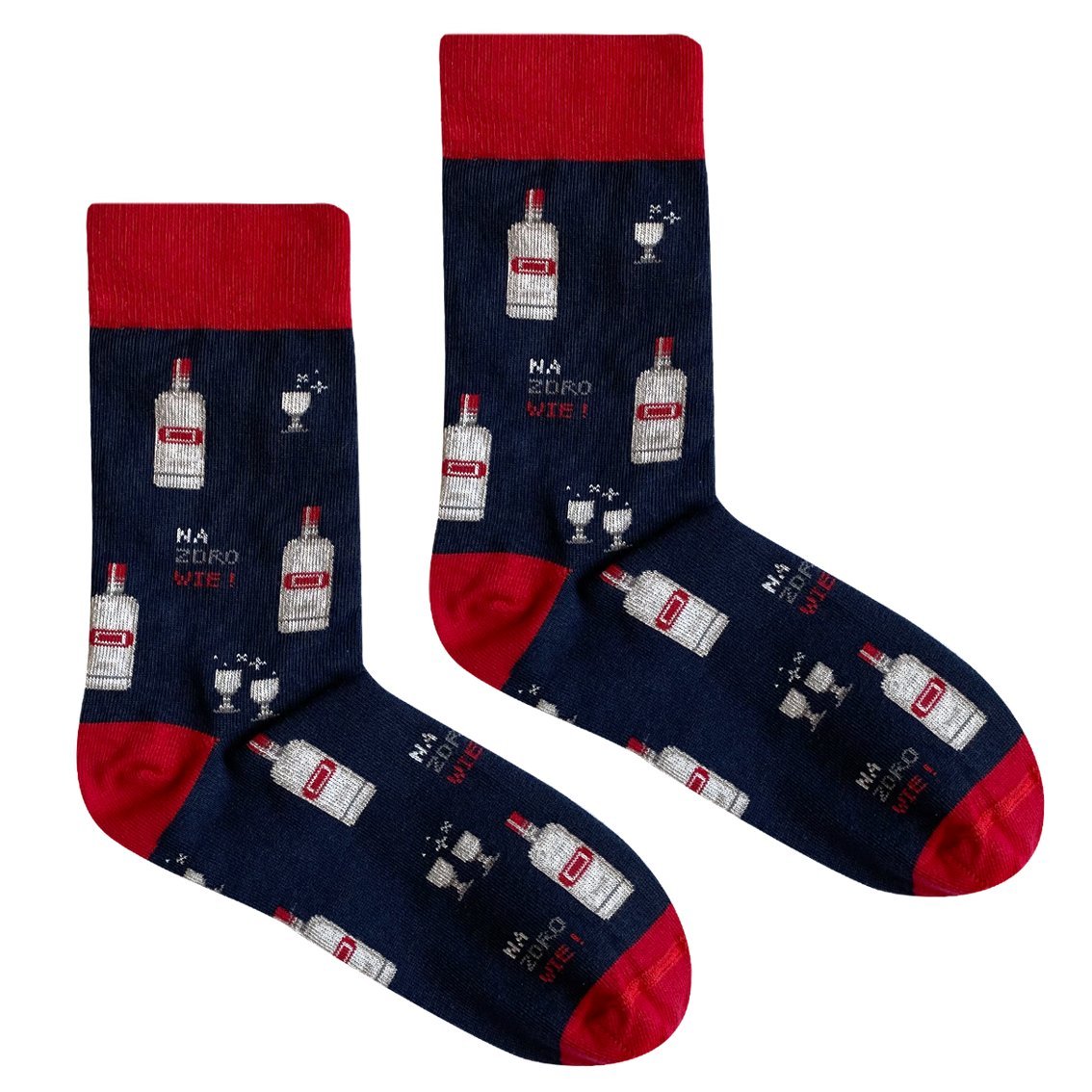 SKARPETKI WÓDKA PATTERN - 37-41