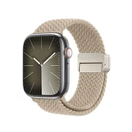 Akcesoria do smartwatchy - Dux Ducis DUX DUCIS pasek MIXTURE PRO pleciony do Apple Watch 42 / 44 / 45 / 49 mm beżowy - miniaturka - grafika 1