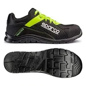 Buty sportowe męskie - Sparco sparco s0751742nrgf Practice na buty, czarny/żółty, rozmiar 42 S0751742NRGF - miniaturka - grafika 1