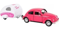 Samochody i pojazdy dla dzieci - Auto VW Garbus z przyczepką 21cm 540372 Hipo - miniaturka - grafika 1