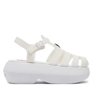 Sandały LOVE MOSCHINO JA16247I0II38100 Biały - Sandały damskie - miniaturka - grafika 1